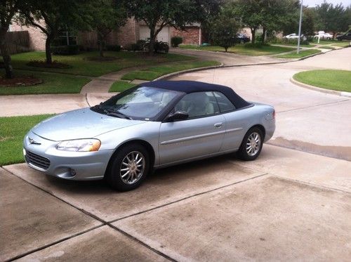 2001 chrysler sebring lxi limited convertible 2-door 2.7l clean! look!