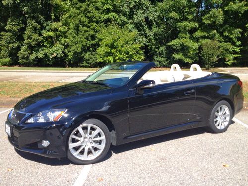 2010 lexus is250 c convertible, obsidian black