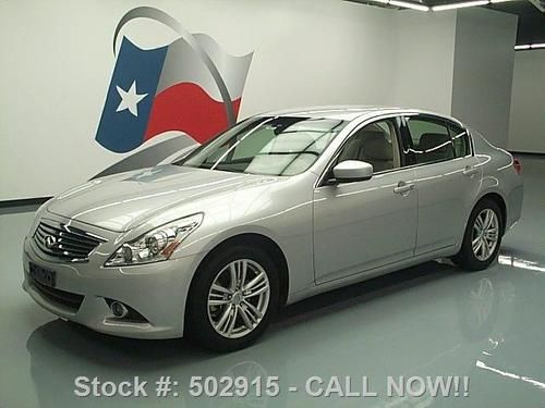 2011 infiniti g37 journey sedan rear cam htd seats 48k texas direct auto