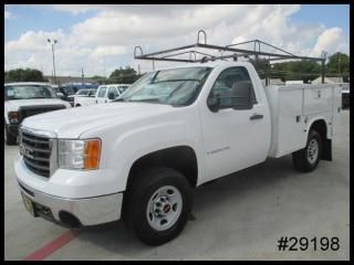 '09 v8 2500 regular cab 8' reading service body utility ladder rack we finance!