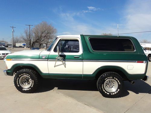 1978 ford bronco ranger xlt sport utility 2-door 5.8l