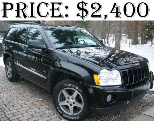 2006 jeep grand cherokee laredo 65th anniversary, sunroof