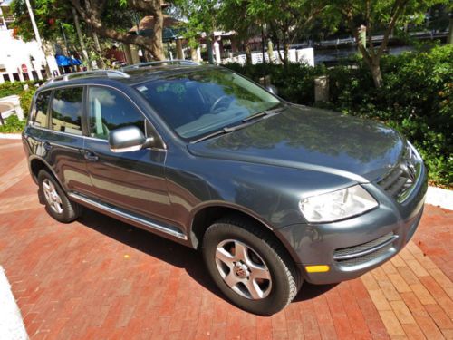 Extra nice 2007 touareg v6 awd - well maintained florida suv, clean carfax