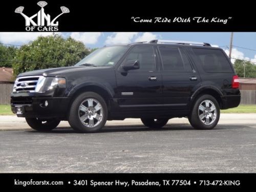 08 ford expedition limited 1 owner clean carfax power 3 row seat we finance
