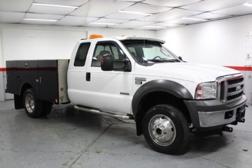 05 f450 xlt 6.0l powerstroke turbo diesel drw dually stahl utility 4x4 one owner