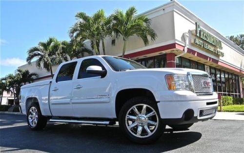 2008 gmc sierra 1500 awd denali crew cab leather sunroof 6.2l pickup truck