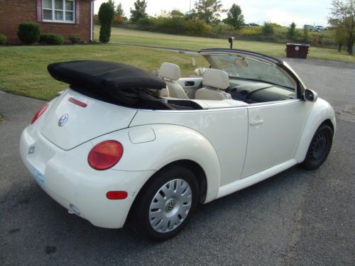 Beetle convertible salvage rebuildable repairable wrecked damaged fixer