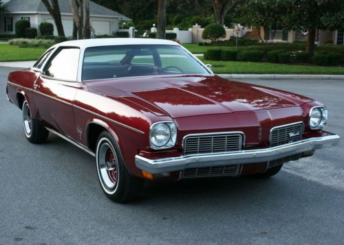 Beautiful two owner low mileage car -1973 oldsmobile cutlass s  coupe - 24k mi