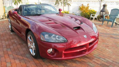 2008 dodge viper srt-10 venom red