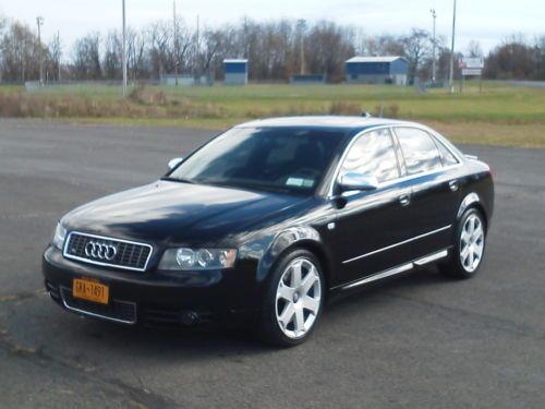 2004 audi s4, black, 6-speed, quattro, 99k miles