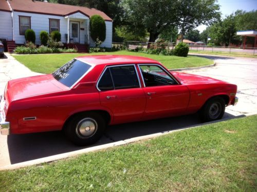 1977 chevrolet nova base sedan 4-door 5.0l