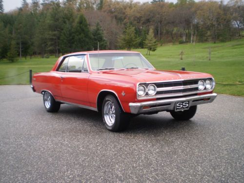 1965 chevelle malibu ss - california car matching numbers and black plates