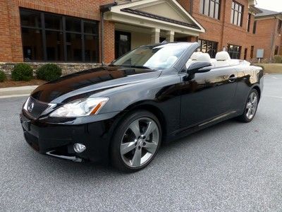 2011 lexus is250c...nav, htd/cool seats, luxury pkg, backup cam &amp; more..warranty