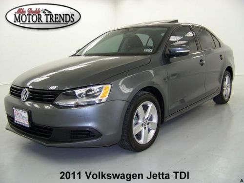 2011 volkswagen jetta tdi diesel sunroof leather heated seats bluetooth 50k