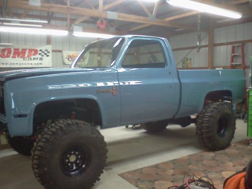 1986 4x4 lifted chevy shortbed show truck, image 8
