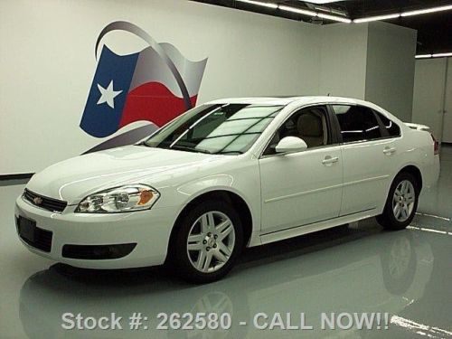 2010 chevy impala lt heated leather sunroof bose 46k mi texas direct auto