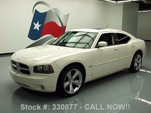 2008 dodge charger rt 5.7l hemi sunroof nav leather 46k texas direct auto