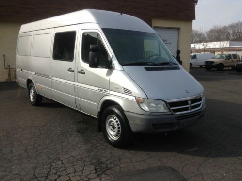 Dodge sprinter 2500 turbo diesel, high top, long wheelbase cargo van! low miles!