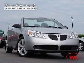 2007! g6 hardtop power retracting convertible! silver! leather! beautiful! ky!