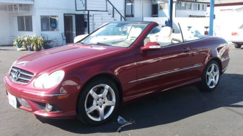 2007 mercedes-benz clk550 base convertible 2-door 5.5l