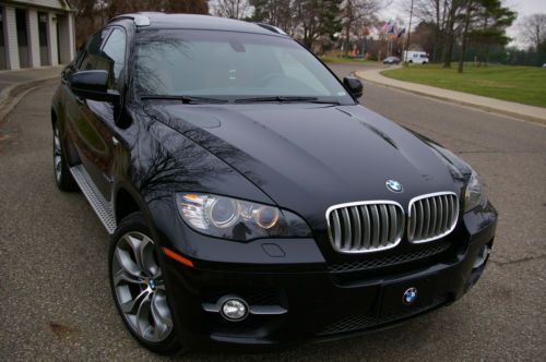 2011 bmw x6 xdrive 50i awd, 4.4l twin turbo charge, nav, cam nevada leather.