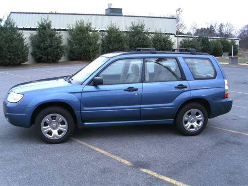 2007 subaru forester 2.5x awd wagon automatic fully loaded low miles no reserve!