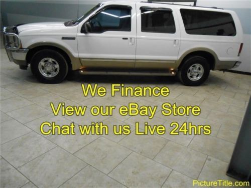 02 excursion limited 2wd 7.3 diesel 3rd row leather heated seats we finance tx