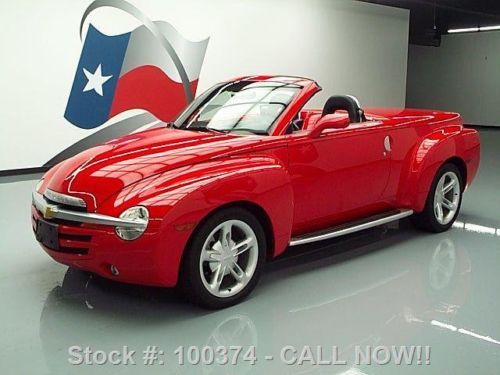 2003 chevy ssr regular cab hard top htd leather 26k mi texas direct auto