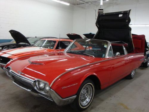 1962 ford thunderbird convertible 390ci v8 low reserve happy holidays