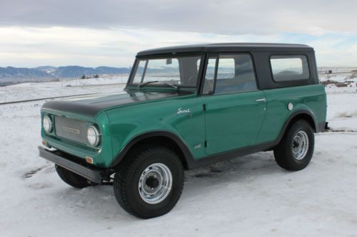 1968 international harvester scout 800, original v-8, 1 owner, 68k original mile