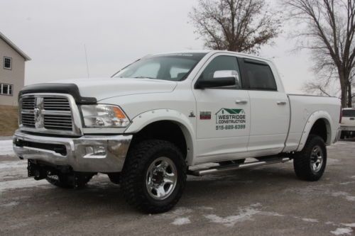 2011 ram cummins diesel 4x4 crew laramie loaded salvage rebuildable