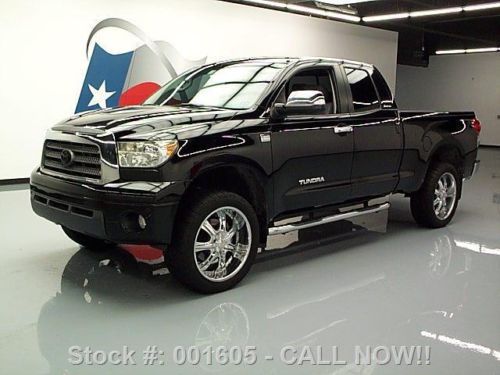 2007 toyota tundra ltd dbl cab nav rear cam 22&#034; wheels! texas direct auto