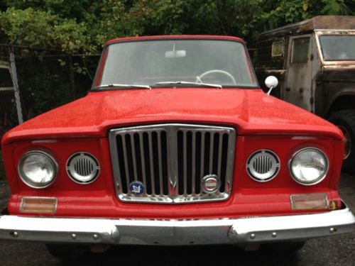 1964 jeep wagoneer, 4x4, 6cyl, 3sp, ps, early survivor original interior &amp; paint