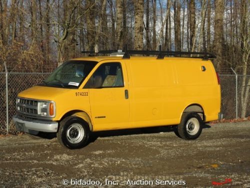 Chevrolet express g2500 cargo utility van 5.7l v8 automatic w/utility roof rack