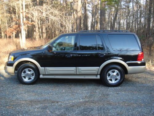 2005 ford expedition eddie bauer sport utility 4-door 5.4l, 2 tone, dvd, sensors