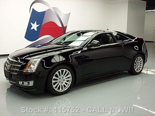 2011 cadillac cts 3.6 premium coupe sunroof nav 15k mi texas direct auto