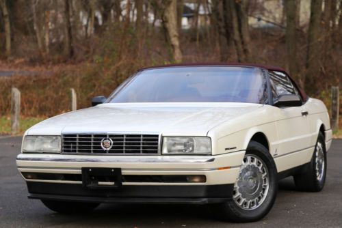 1993 cadillac allante convertible 1 own pininfarina last year low 43k mi carfax