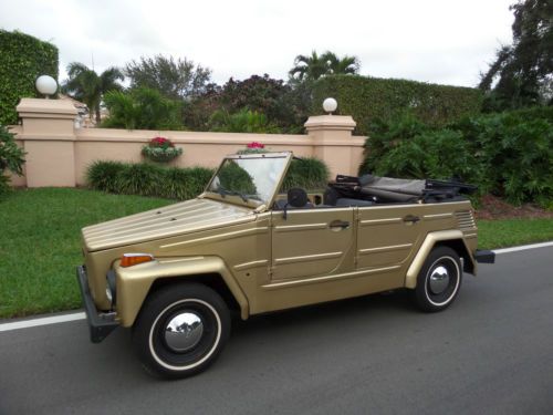 1973 vw &#034;thing&#034; 70k actual miles convertible street rod other makes