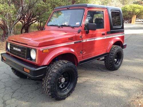 1987  suzuki -- samurai 4x4 jx edition -- 100% rust free and original paint