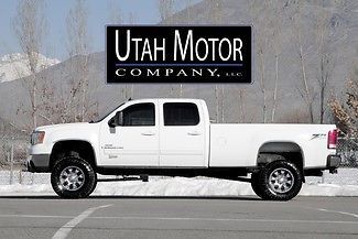 2009 gmc sierra 3500hd crew cab slt 4x4 longbed 6.6l duramax turbo diesel clean