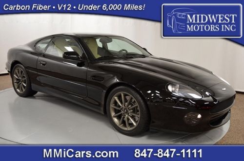 2000 aston martin db7 v12 black only 5,798 original miles loaded 2001 2002 2003