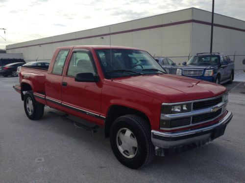 1996 chevy silverado z71 4x4 extend.cab stepside 5.7 v8 auto.trans. pa.inspected