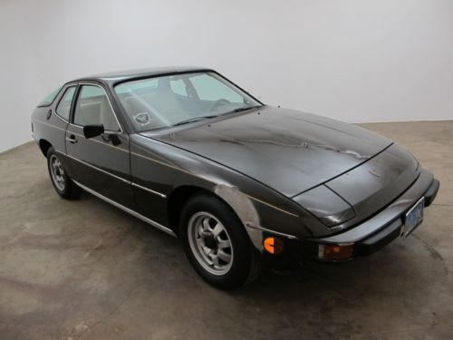 1979 porsche 924, brown, 5 speed, a/c, solid original blue plate california car