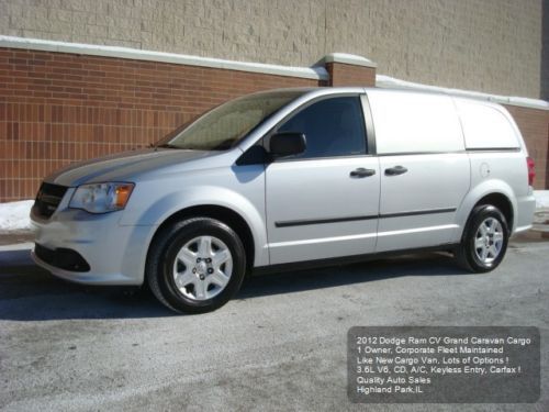 2012 dodge ram cargo van grand caravan 1 owner fleet maintained carfax  auto a/c