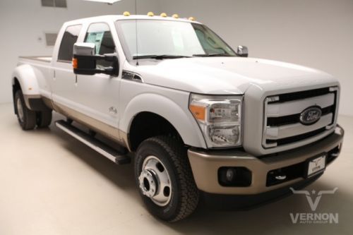 2014 drw king ranch crew 4x4 navigation sunroof leather heated v8 diesel