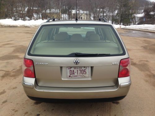 2005 Volkswagen Passat GLS Wagon 4-Door 2.0L TURBO DIESEL RARE GLS ED NO RESERVE, image 4