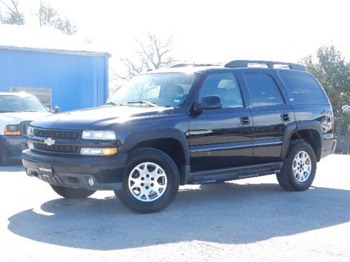 2005 chevrolet tahoe z71 4x4 leather tv dvd 3rd row seats sunroof fully loaded