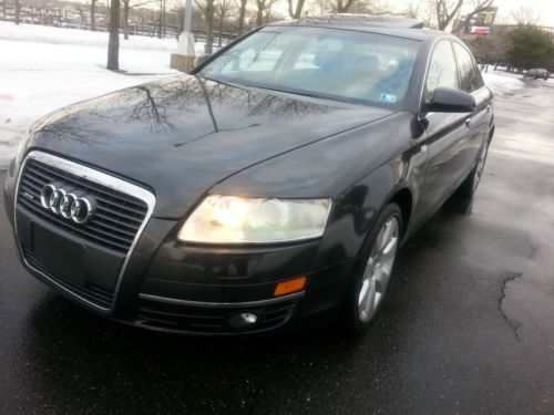 2005 audi a6 quattro sedan fully loaded awd salvage no reserve navigation