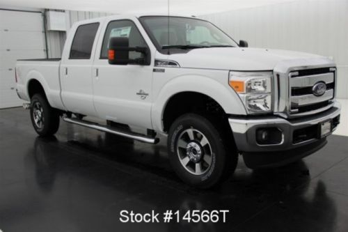 14 f-350 srw lariat 4wd crew cab new turbo 6.7 v8 diesel remote start navigation