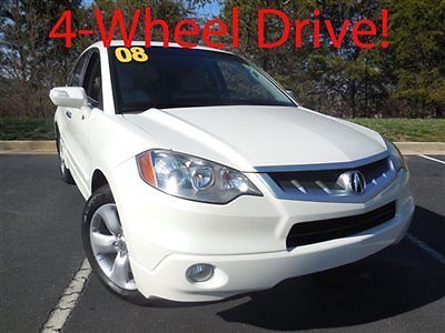 Sh-awd acura rdx low miles 4 dr suv automatic gasoline 2.3l 4 cyl engine white d